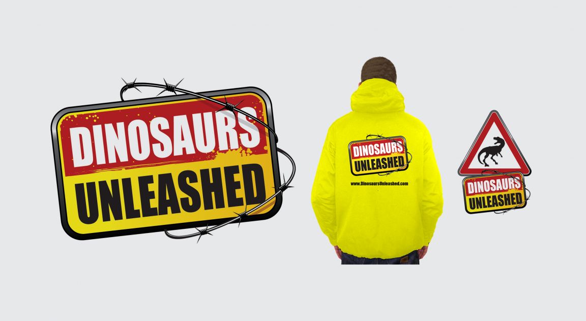 Branding for Dinosaurs Unleashed Event