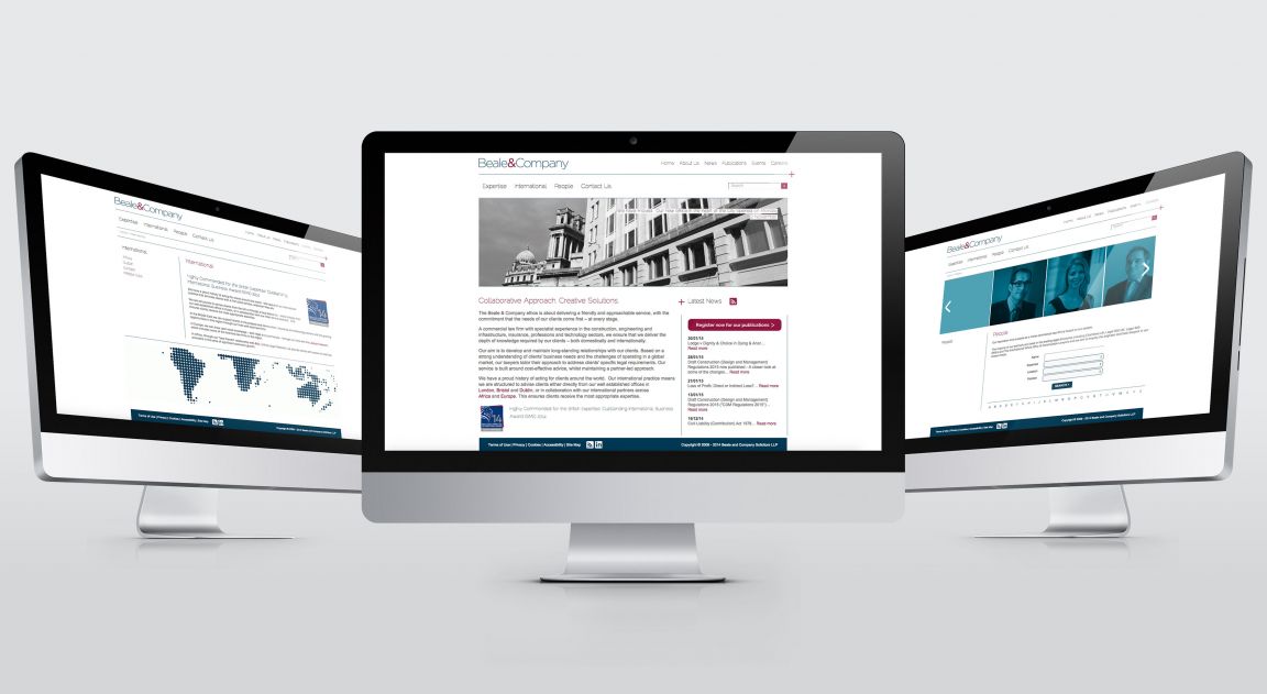 Beale and Co Website Design and Build