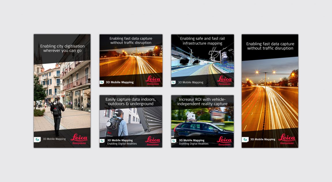 Leica Geosystems advertising banners